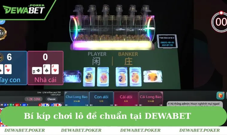 Xổ Số DEWABET 3 Bí kíp chơi lô đề chuẩn tại DEWABET