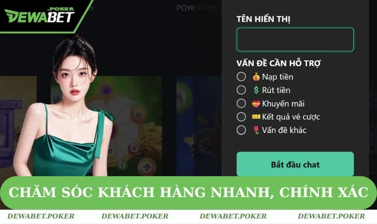 DEWABET 28 Trung tâm chăm sóc khách hàng nhanh, chính xác