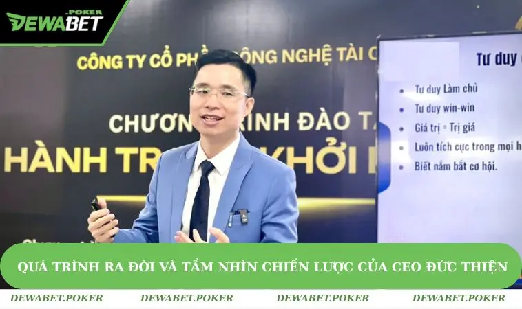 Quá trình ra đời và tầm nhìn chiến lược của ceo Đức Thiện