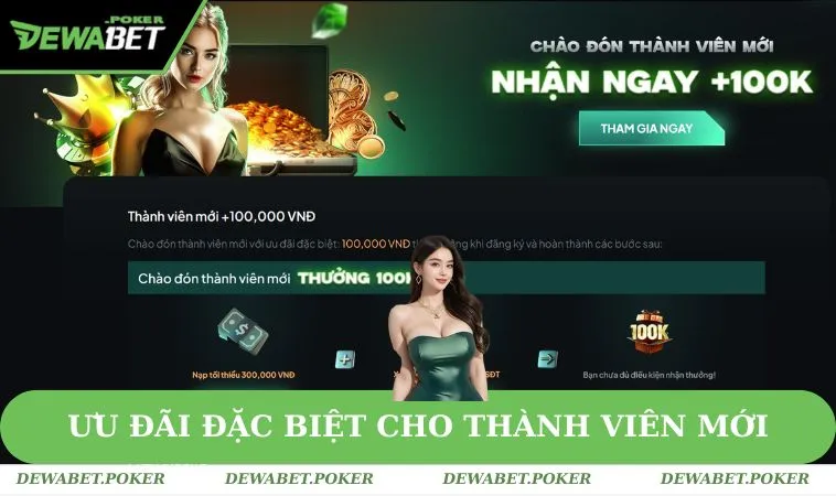 DEWABET 29 Ưu đãi khởi động đặc biệt cho thành viên mới